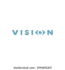 Minimalistische Logo-Vorlage für Augenkliniken.