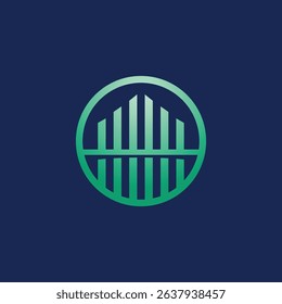 Minimalist logo with three H letters and a building design. Clean, modern style perfect for branding, architecture, and real estate.