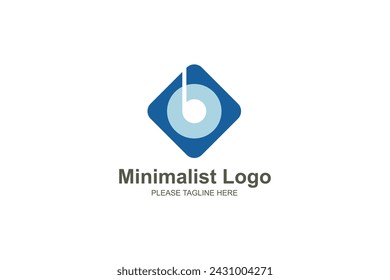 Minimalist logo vector business design