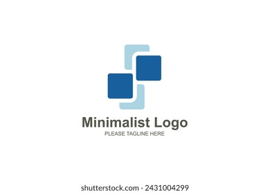 Minimalist logo vector business design