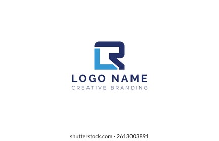 Minimalist LR Logo for Branding and Identity.