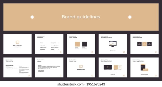 Minimalist Luxury Brand Guide Template