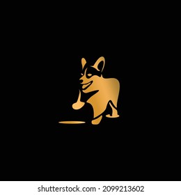 Minimalist and luxury dog ​​care logo design 1