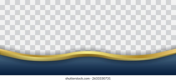 Minimalist Luxury Header and Footer Background. Editable Transparent Design for Business, Banner, Poster, and Greeting Cards