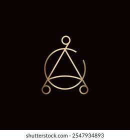 Minimalista Luxury Initials AC Logo Vector
