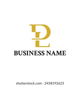 Minimalist and Luxury Letter DL or LD Loco concept