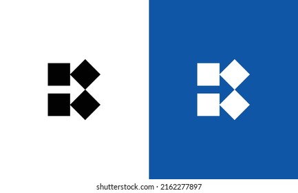 Minimalist and luxury letter K logo