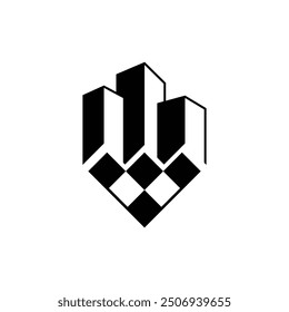 minimalist luxury real estate logo