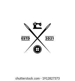 Minimalist Luxury Vintage Tailor Logo Design