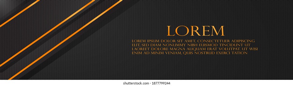 minimalist luxury web banner template with modern adn black gold color fit for your website,web store,promotion,marketing,business, and etc