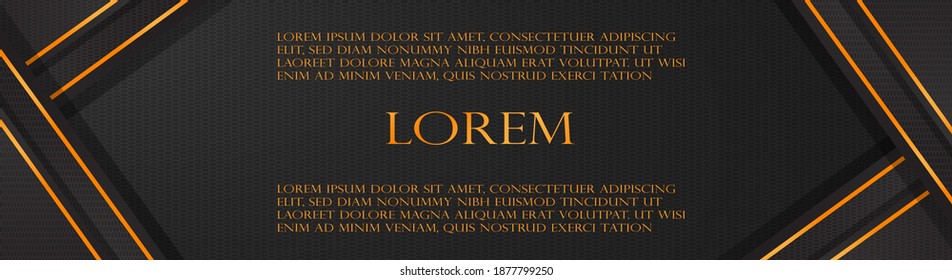 minimalist luxury web banner template with modern adn black gold color fit for your website,web store,promotion,marketing,business, and etc