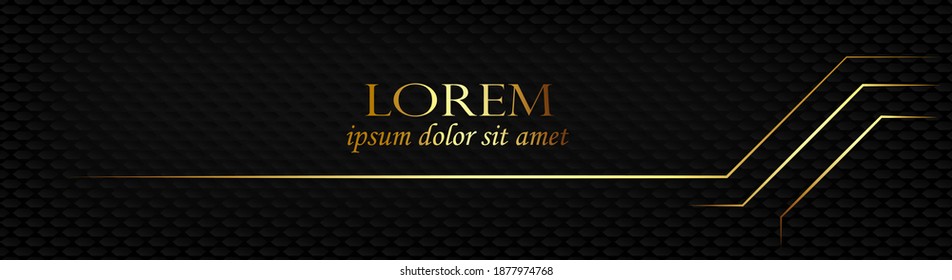 minimalist luxury web banner template with modern adn black gold color fit for your website,web store,promotion,marketing,business, and etc