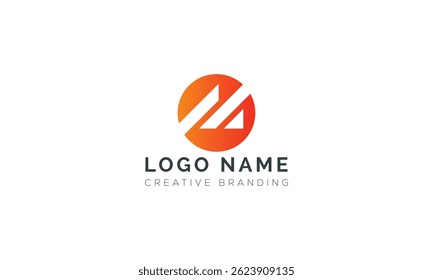 Logotipo M minimalista para marca e identidade.