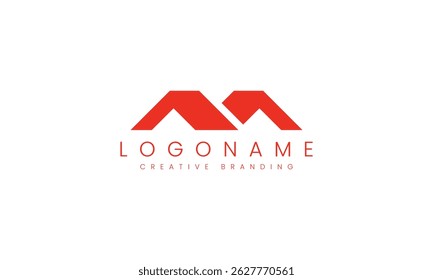 Minimalist M Logo for Branding and Identity.