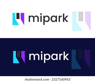  Minimalist M vector illustration template