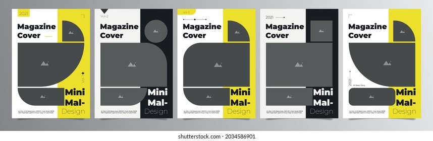 Minimalist Magazine Cover Page Design, Ebook Cover Design, A4 Size  Flyer Design, Book Cover Design