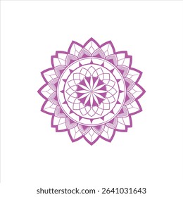    a minimalist mandala with a central circular moti 