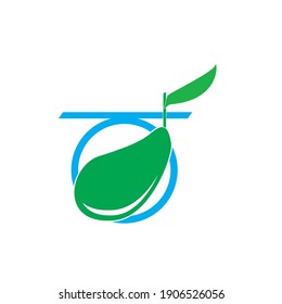 Logotipo de vector de mango mínimo para su pequeña empresa
