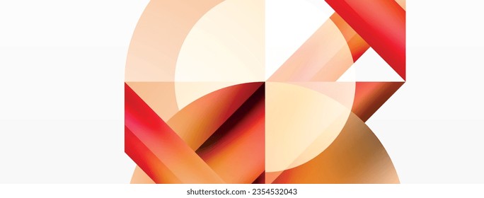 Minimalist marvel - squares and circles unite in harmonious geometry. Muted tones weave serene backdrop where structured tiles form dance of timeless elegance, epitomizing modern simplicity