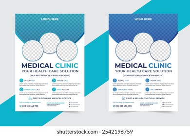 Minimalist Medical Flyer Design Template
