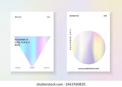 Malla minimalista. Textura geométrica. Vector moderno. Papel arco iris púrpura. Ilustración de metal colorido. Presentación en perlas. Concepto de Memphis. Malla minimalista violeta