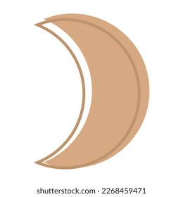 Minimalist mid-century boho art. Decorative Boho element. Abstract vector illustration