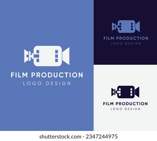 Minimalist And Minimalistic Logos Film Production Logo Vector Art