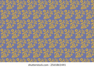 Minimalist mining pattern for industrial background