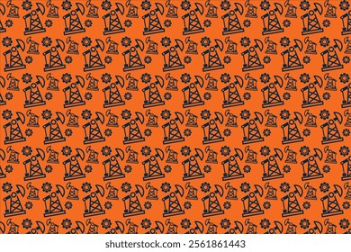 Minimalist mining pattern for industrial background