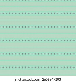 Padrão contínuo verde de menta minimalista com linhas de formas circulares com simetria suave, ideal para têxteis, fundos ou decoração digital.
