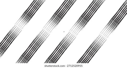 Un fondo abstracto minimalista y moderno con un patrón repetitivo de rayas diagonales en blanco y negro, creando una sensación de movimiento y profundidad.