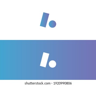 Minimalist modern abstract letter B logo. This logo icon incorporate with two round triangle in the creative way
