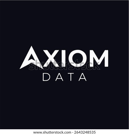 Minimalist Modern AXIOM Technology Firm Logo Desig