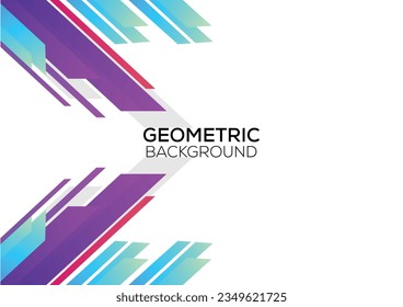 minimalist modern background design geometric gradient color