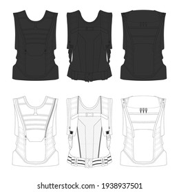 Minimalist and Modern Backpack for Cycling for Commercial use