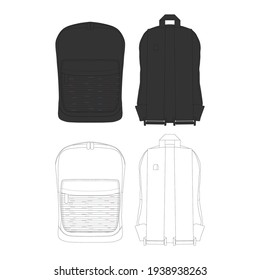 Minimalist and Modern Backpack V2 for Commercial use