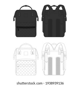 Minimalist and Modern Backpack V3 for Commercial use
