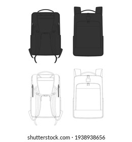 Minimalist and Modern Backpack V4 for Commercial use