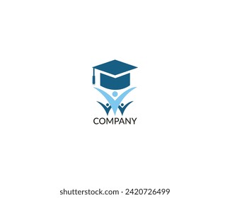 Minimalist and modern book logo for education and organization theme. Also great for company logos, brands, for icons, labels, etc.