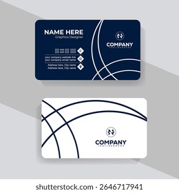 Minimalist Modern Business Card Design for Office Staff
