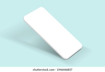 Minimalistische moderne Tonspuren verführen Smartphones. VektorEPS.