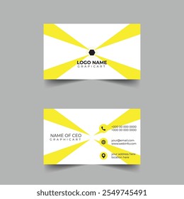 Minimalist Modern Corporate Business Card Design