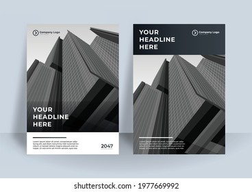 Minimalist modern corporate identity cover business vector design, Flyer brochure advertising abstract background, Leaflet Modern poster magazine layout template, Annual report for presentation