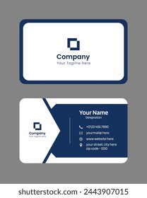 minimalist modern corporate visiting card design