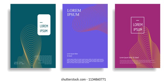 minimalist modern cover design with dynamic line element