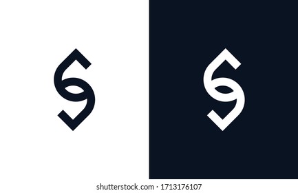 Vektor Stok Logo Js Ls Monogram Letter Shape (Tanpa Royalti) 2162221359 Shu...