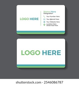 Minimalist Modern Creative And Professional Business Card Design.