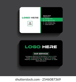 Minimalist Modern Creative And Professional Business Card Design.