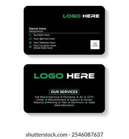 Minimalist Modern Creative And Professional Business Card Design.