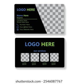 Minimalist Modern Creative And Professional Business Card Design.